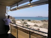 Rosa de los vientos - Sea view from balcony apartment to rent mazarron